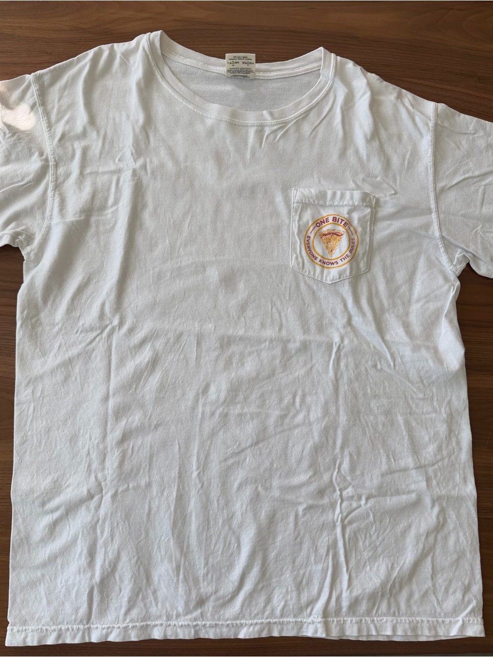 Comfort Colors White Pocket Tee